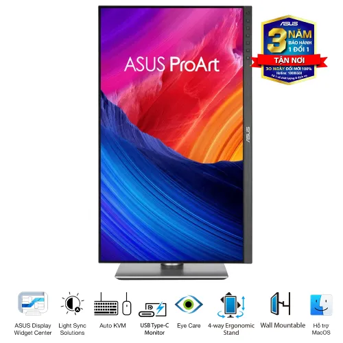 Màn hình đồ họa ASUS ProArt PA27JCV | 27 inch | 5K | IPS | 60Hz | 5ms